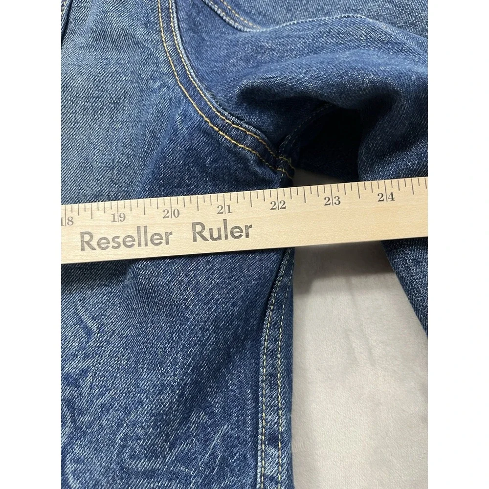 Levis Sherpa Trucker Jacket Men Large Blue Wash Type III Snap Button Whisker